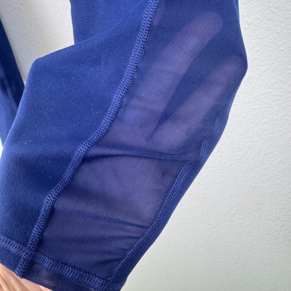 Fabletics Powerhold Leggings Womens XL Blue Excellent Mesh Pocket Athleisure - Picture 7 of 8
